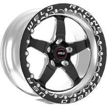 Load image into Gallery viewer, Weld S71 17x10 / 5x5 BP / 7.2in. BS 43mm O/S Black Wheel (HighPad) - Single Beadlock - DTX Performance