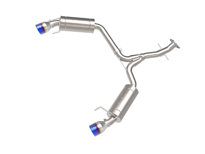 aFe POWER Takeda 06-13 Lexus IS250/IS350 SS Axle-Back Exhaust w/ Blue Flame Tips - DTX Performance