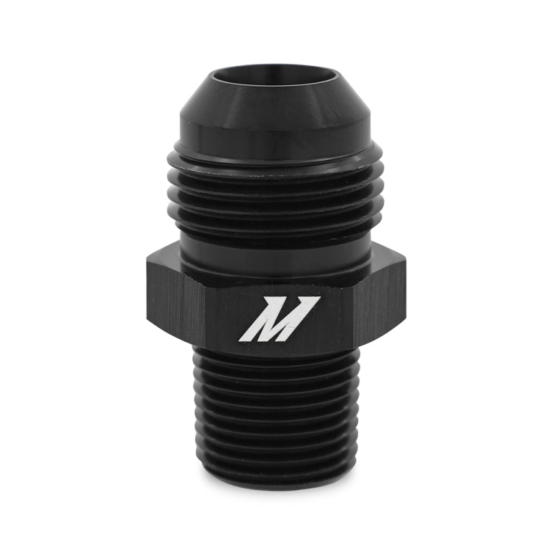 Mishimoto Aluminum -4AN to 1/8 NPT Fitting - Black - DTX Performance