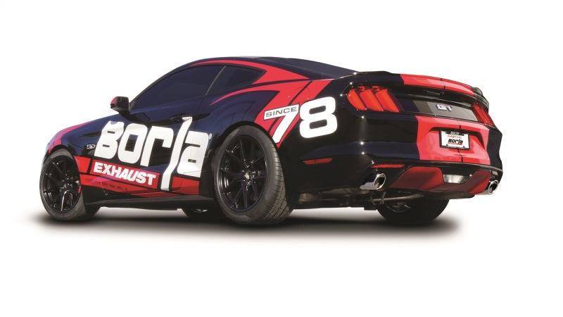 Borla Atak Cat-Back 15-17 Ford Mustang GT 5.0L V8 MT/AT 3in pipe 4in tip - DTX Performance