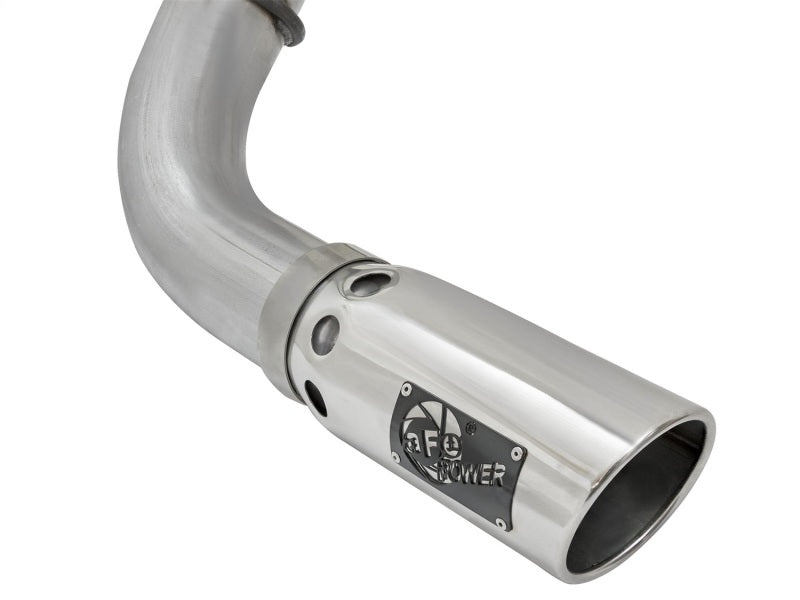 aFe LARGE Bore HD Exhausts 4in DPF-Back SS-409 2016 Nissan Titan XD V8-5.0L CC/SB (td) - DTX Performance