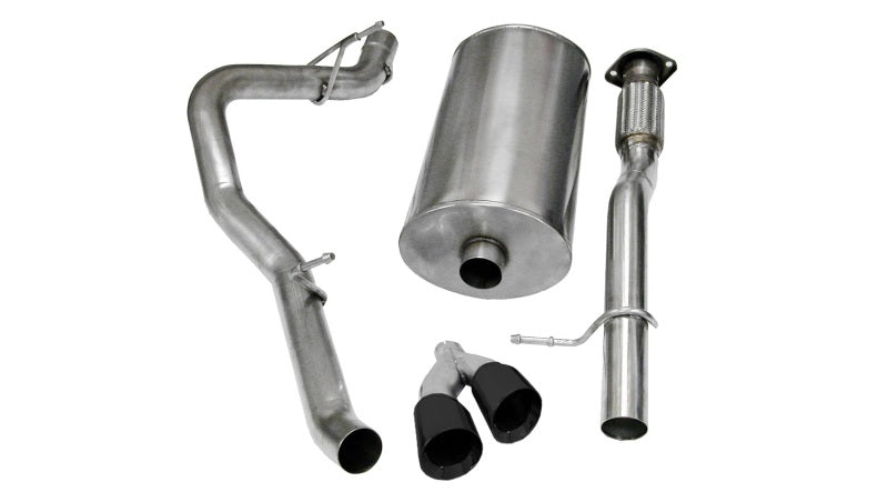 Corsa 09-13 Chevrolet Suburban 1500 5.3L V8 Black Sport Cat-Back Exhaust - DTX Performance