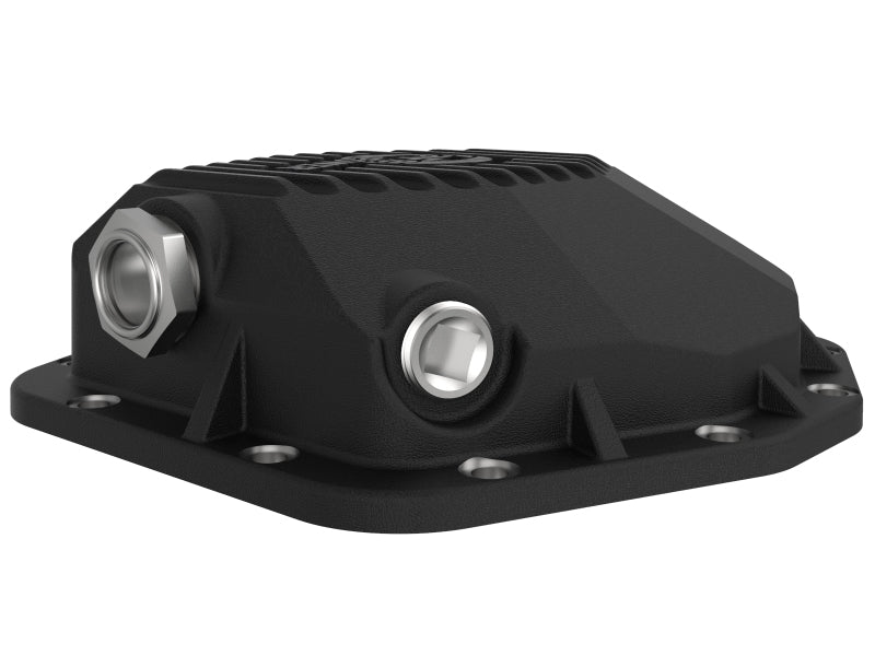 aFe Street Series Rear Differential Cover Black w/Machined Fins 20+ Jeep Gladiator JT (Dana M220) - DTX Performance