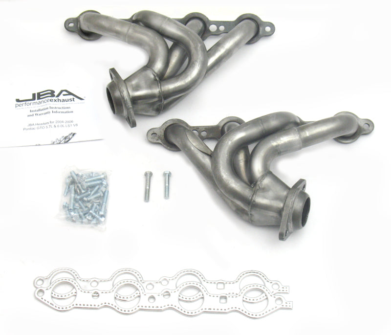 JBA 04-06 Pontiac GTO 5.7/6.0L LS 1-5/8in Primary Raw 409SS Cat4Ward Header - DTX Performance