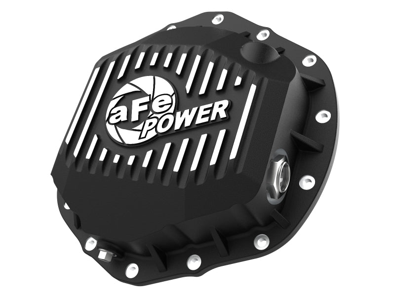 aFe Street Series Rear Differential Cover Black w/ Machined Fins 19-20 Ram 2500/3500 - DTX Performance