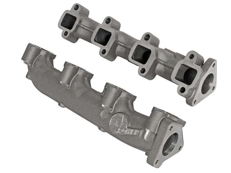 aFe Power BladeRunner Ported Ductile Iron Exhaust Manifold 01-16 GM Diesel Trucks V8-6.6L (td) - DTX Performance