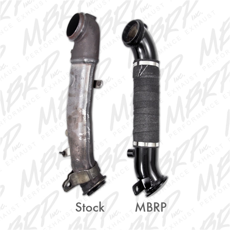 MBRP 11-13 Chev/GMC 6.6L Duramax 3in Turbo Down Pipe Black - DTX Performance