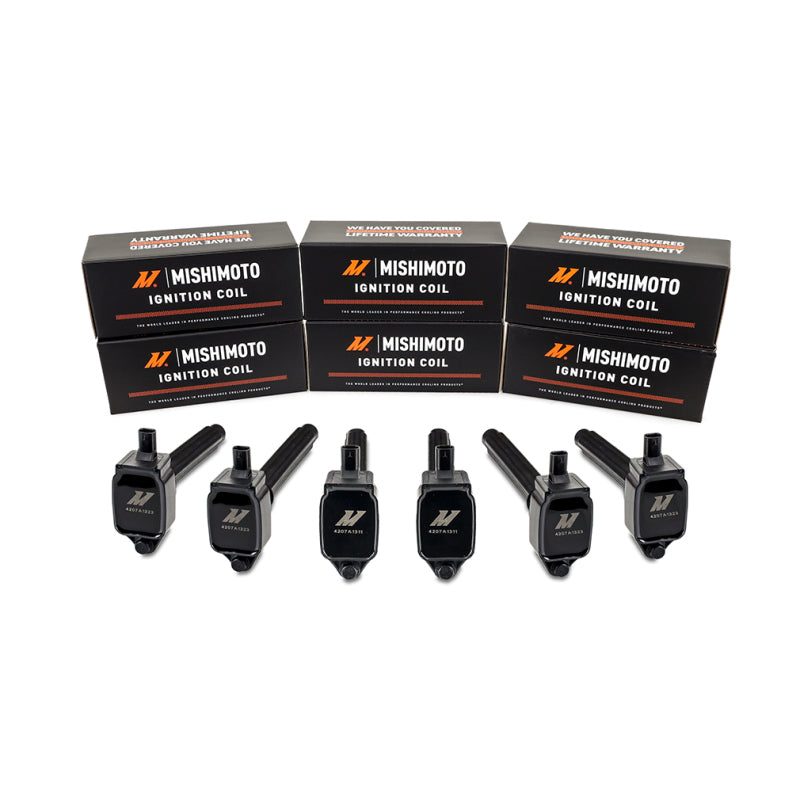 Mishimoto 12-18 Jeep Wrangler 3.6L Six Cylinder Ignition Coil Set - DTX Performance