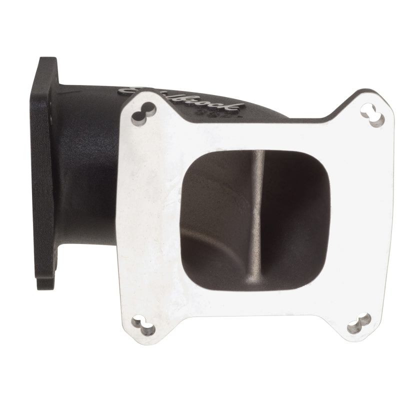 Edelbrock High Flow Intake Elbow 95mm Throttle Body to Square-Bore Flange Black Finish - DTX Performance