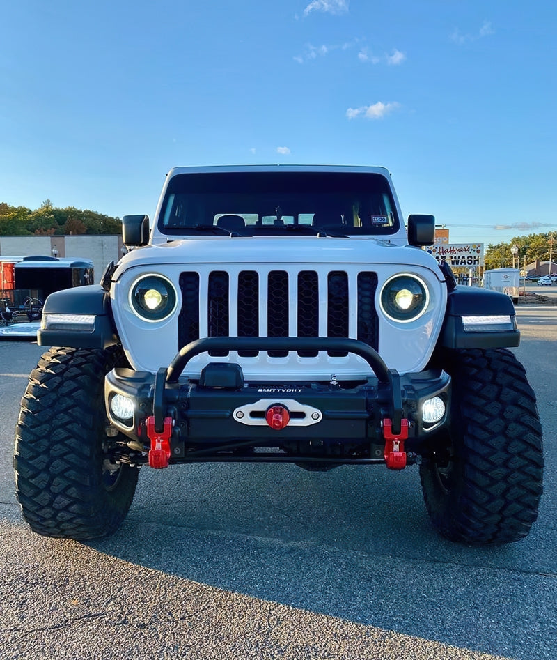 Oracle Oculus Bi-LED Projector Headlights for Jeep JL/Gladiator JT - Matte Black - 5500K - DTX Performance