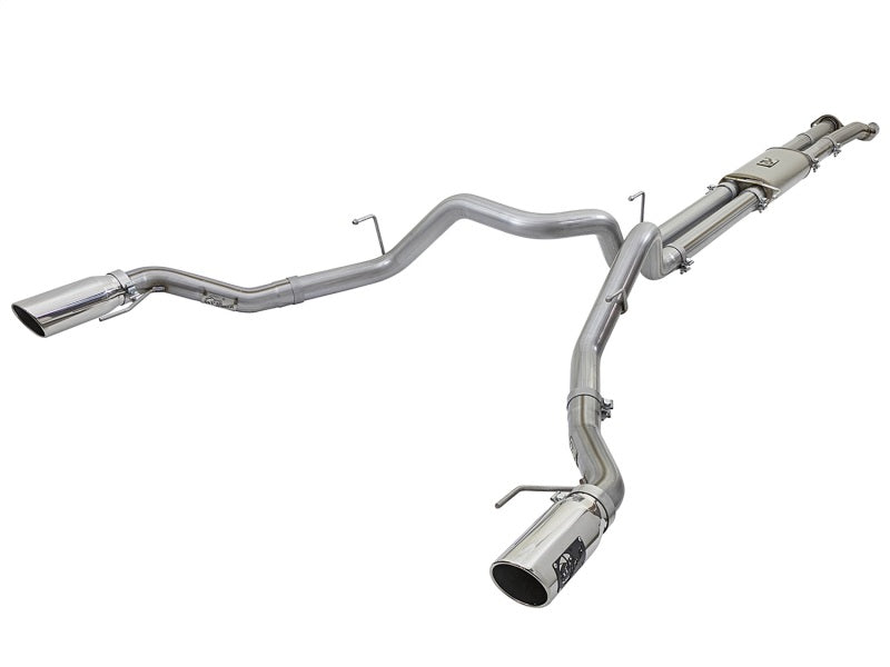 aFe MACHForce XP Exhaust Cat-Back SS-409 2017 Ford F-150 Raptor V6-3.5L (tt) w/ Polished Tips - DTX Performance