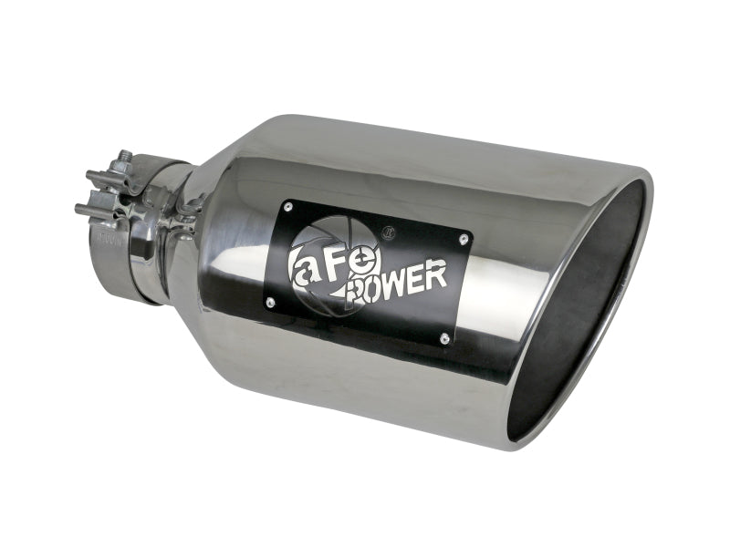 aFe Power MACH Force-Xp 304 Stainless Steel Clamp-on Exhaust Tip - Polished - DTX Performance