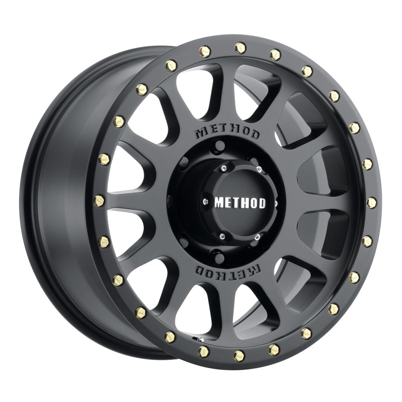 Method MR305 NV 20x10 -18mm Offset 8x6.5 130.81mm CB Matte Black Wheel - DTX Performance