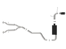 Load image into Gallery viewer, aFe Large Bore HD 3in 304 SS Cat-Back Exhaust w/ Black Tips 14-19 Jeep Grand Cherokee (WK2) V6-3.6L - DTX Performance