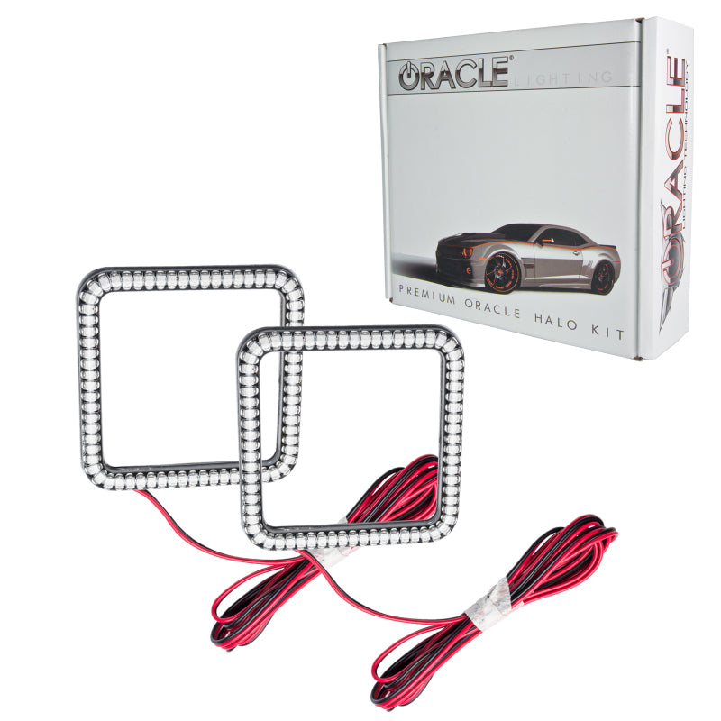 Oracle Ford F-250/350 05-07 LED Fog Halo Kit - White - DTX Performance