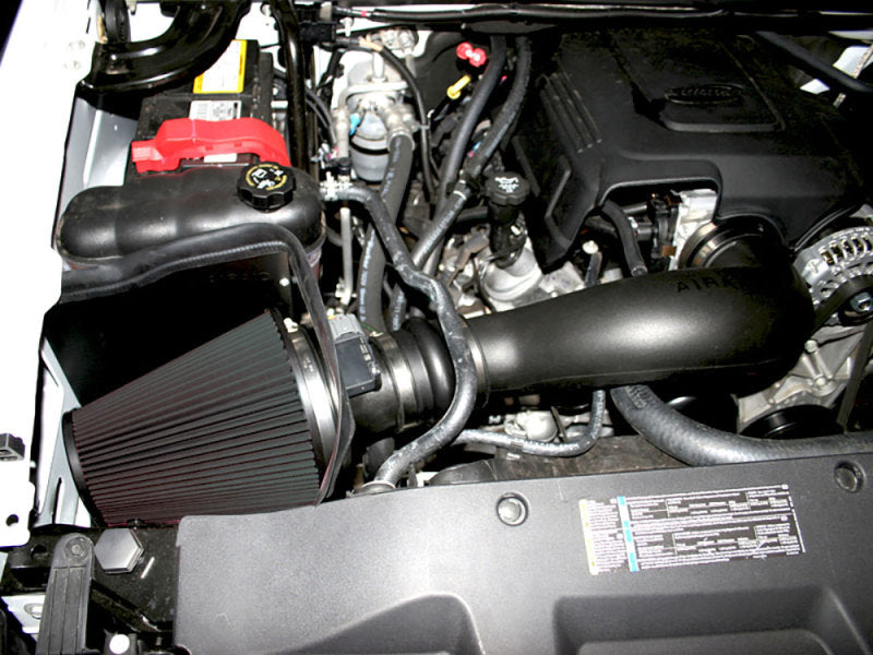 Airaid 09-13 GM Truck/SUV (w/ Elec Fan/excl 11 6.0L) CAD Intake System w/ Tube (Dry / Black Media) - DTX Performance