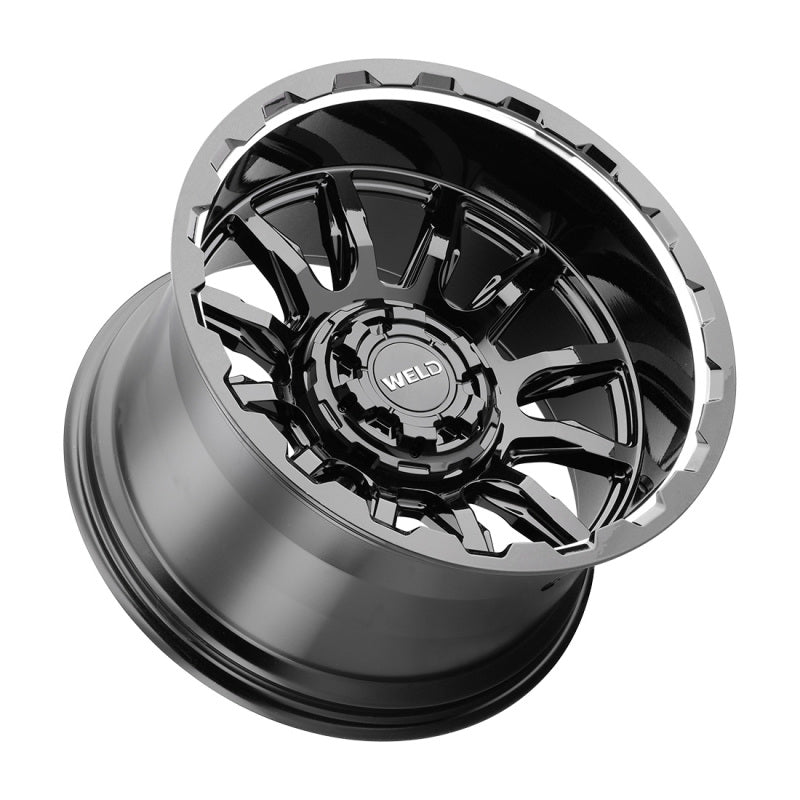 Weld Gauntlet 20x9 / 6x139.7 BP/ 5.75n. BS (+20mm Offset) Gloss Black Wheel - DTX Performance