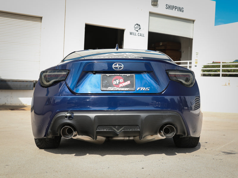 aFe Takeda 17-20 BRZ/FRS/86 2.5in 304 Stainless Steel Cat-Back Exhaust - DTX Performance