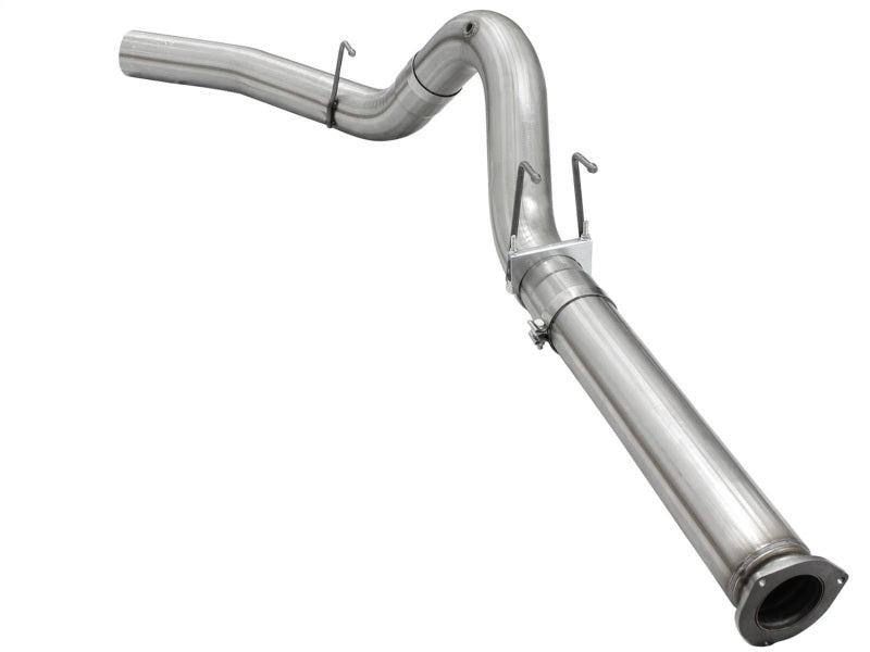 aFe MACHForce XP Exhaust 5in DPF-Back Stainless Steel Exhaust 2015 Ford Turbo Diesel V8 6.7L No Tip - DTX Performance