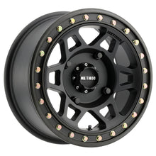 Load image into Gallery viewer, Method MR405 UTV Beadlock 15x7 / 5+2/38mm Offset / 4x136 / 106mm CB Matte Black Wheel - DTX Performance