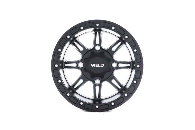 Weld UTV RF Series Cheyenne U511 15x10 Cheyenne Beadlock 4x136 5BS Satin BLK MIL - DTX Performance