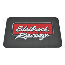 Load image into Gallery viewer, Edelbrock Racing Fender Cover - PVC Foam Mat - 2 Color Printed Edelbrock Racing Logo - DTX Performance