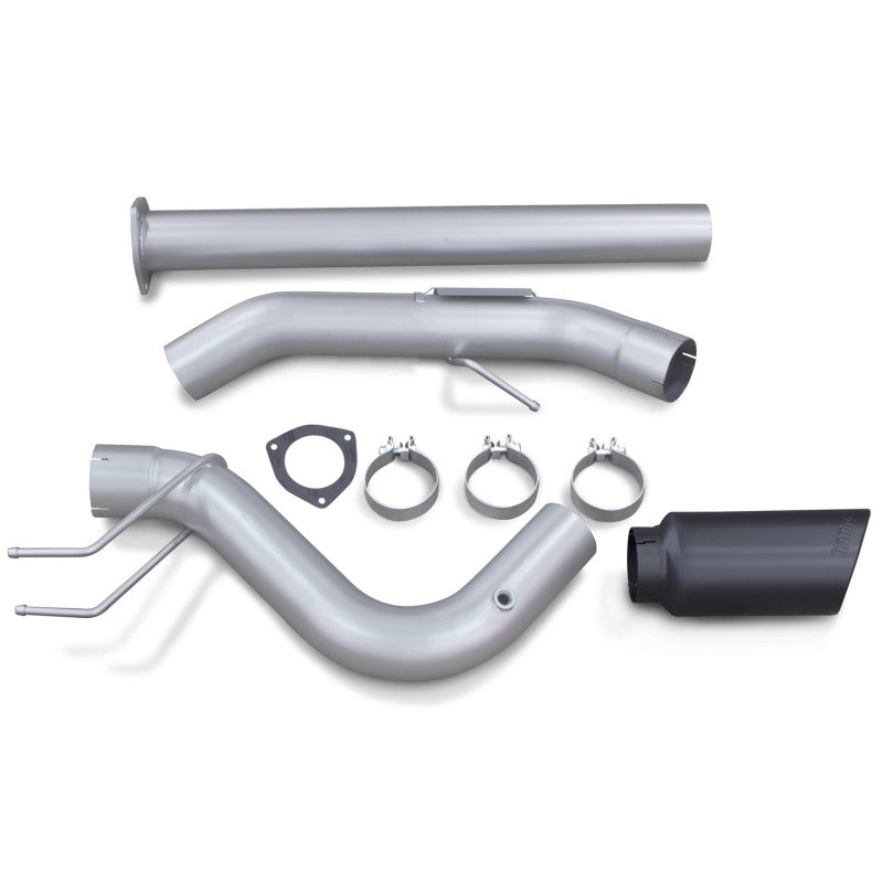 Banks Power 17-19 Ford 6.7L F250-350-450 4in Monster Exhaust System - Single Exit w/ Black Tip - DTX Performance