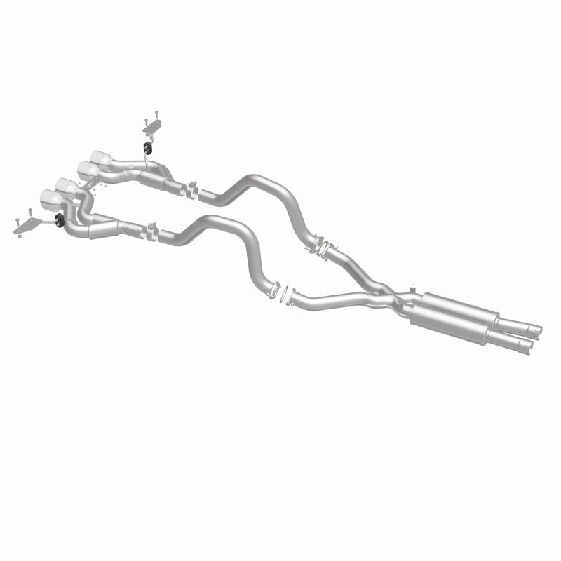 Magnaflow 00-04 Chev Corvette V8 5.7L Comp Series Quad Ctr Rr Exit SS Cat-Back Perf Exhaust - DTX Performance