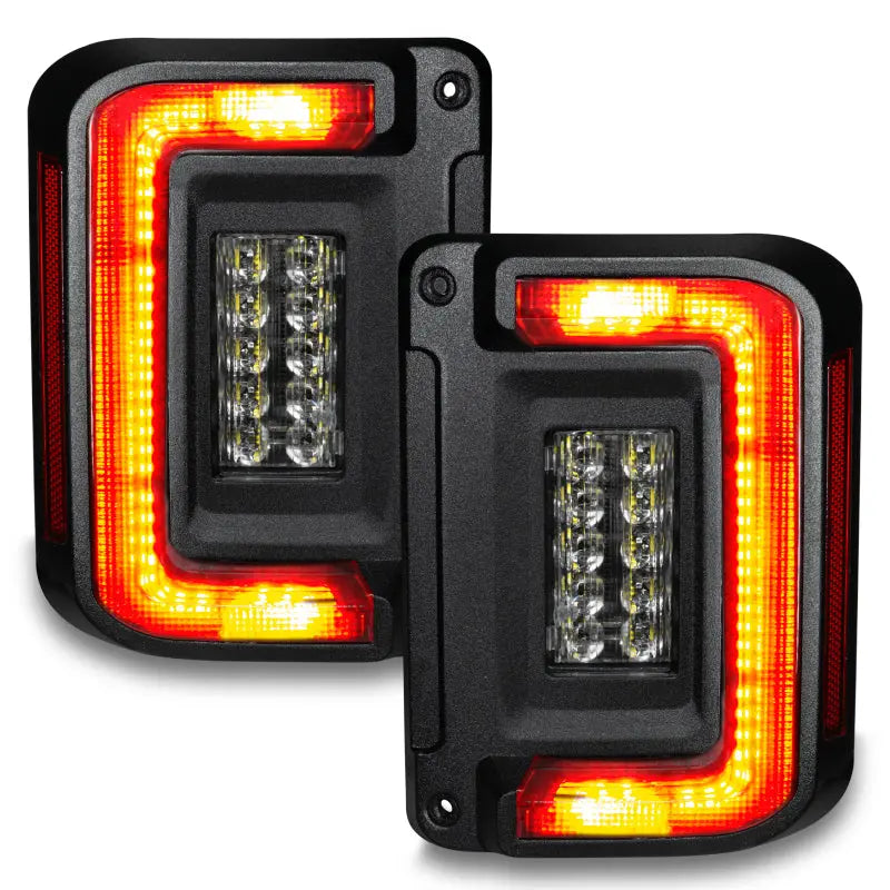 Oracle Lighting Jeep Wrangler JK Flush Mount LED Tail Lights - DTX Performance