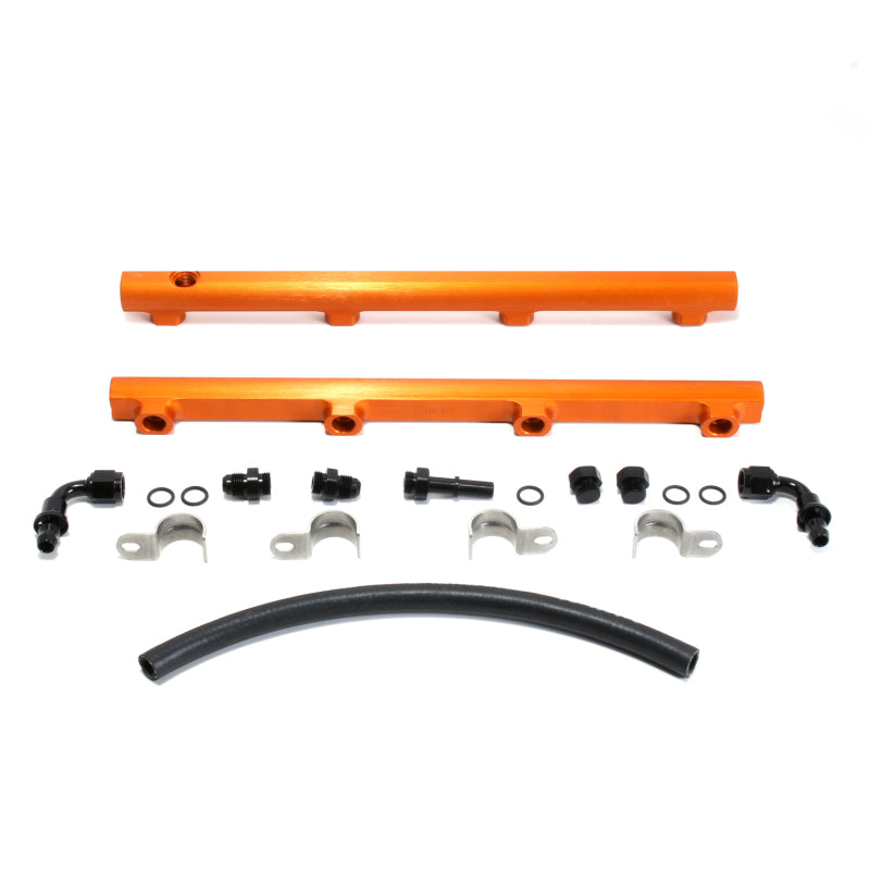 BBK 05-14 Dodge Hemi 5.7/6.1 High Flow Billet Aluminum Fuel Rail Kit (Non Trucks) - DTX Performance