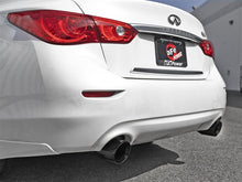 Load image into Gallery viewer, aFe Takeda 2.5in 304 SS Axle-Back Exhaust w/ Black Tips 16-18 Infiniti Q50 V6-3.0L (tt) - DTX Performance