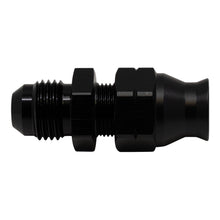 Load image into Gallery viewer, DeatschWerks 6AN Male Flare to 5/16in Hardline Compression Adapter - Anodized Matte Black - DTX Performance