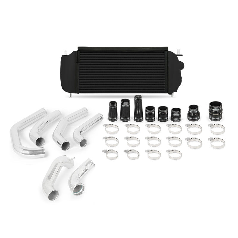 Mishimoto 15-17 Ford F-150 EcoBoost 2.7L Black Performance Intercooler Kit w/ Polished Pipes - DTX Performance