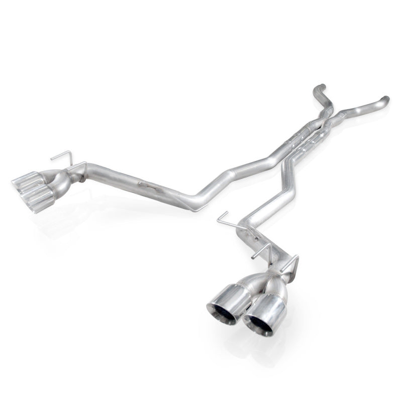 Stainless Works 2012-15 Camaro ZL1 6.2L 3in Catback Dual Chambered Exhaust X-Pipe Resonator Deletes - DTX Performance