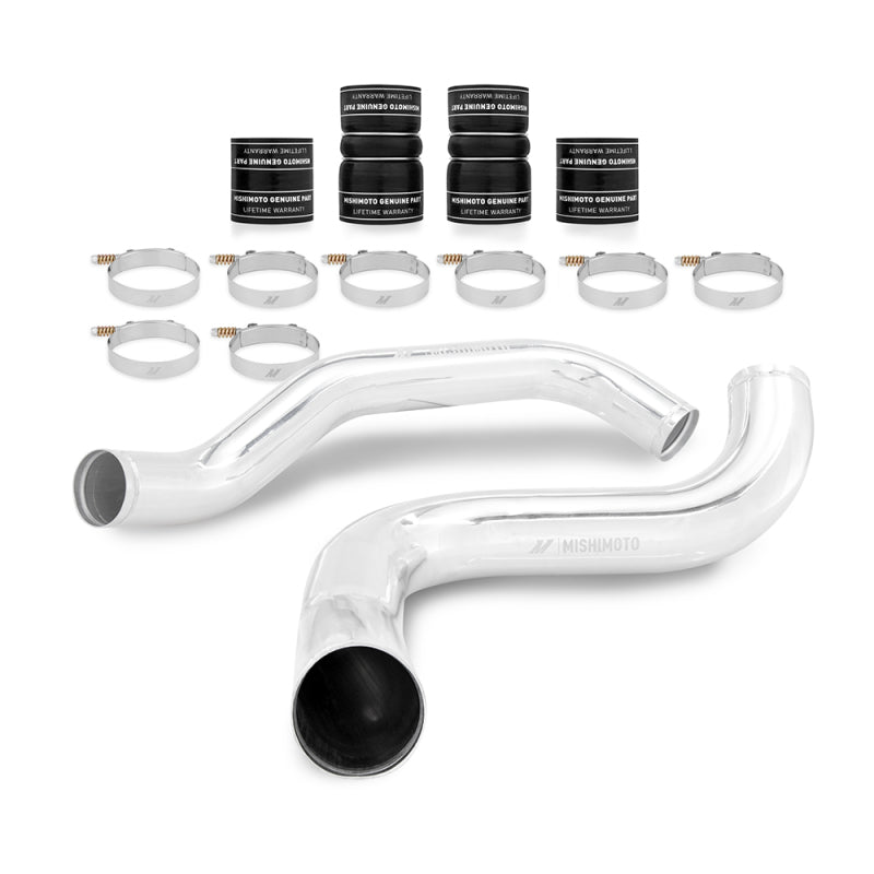 Mishimoto 99-03 Ford 7.3L Powerstroke PSD Intercooler Pipe/Boot Kit - Polished - DTX Performance