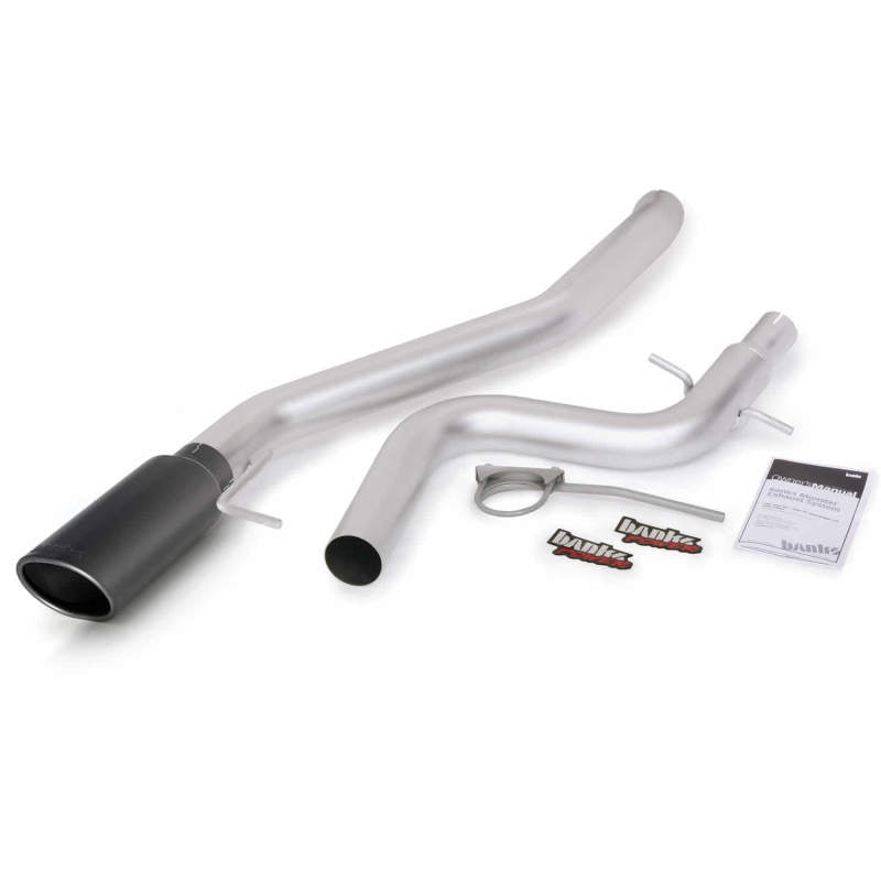 Banks Power 11-13 VW Jetta Sedan/Wagon 2.0L TDI Monster Exhaust Sys - SS Single Exhaust w/ Black Tip - DTX Performance