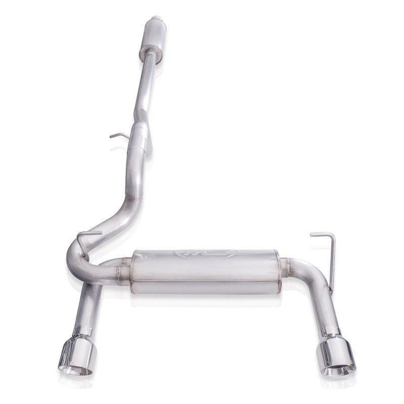 Stainless Works 2018+ Jeep Wrangler JL 304SS Factory Connect 2.5in Cat Back Exhaust System - DTX Performance