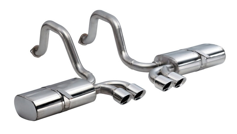 Corsa 97-04 Chevrolet Corvette C5 Z06 5.7L V8 Polished Sport Axle-Back Exhaust - DTX Performance