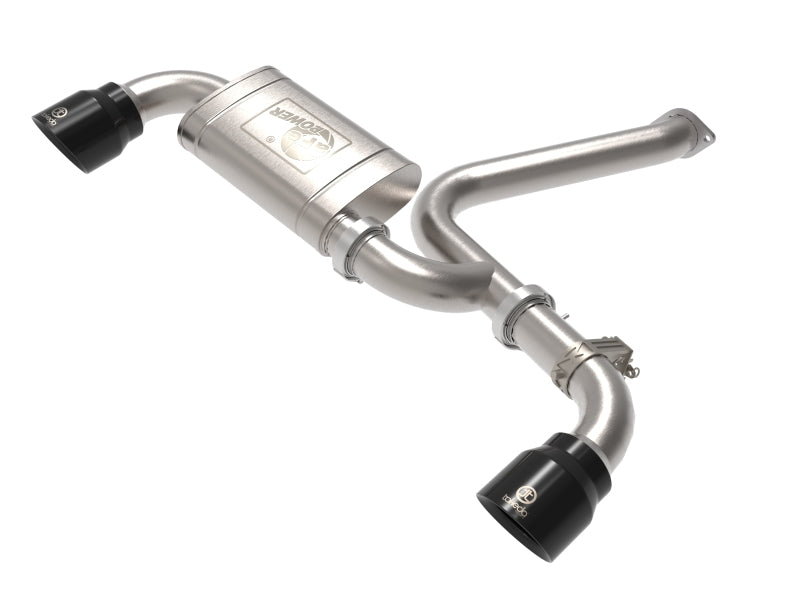 aFe 22-23 Hyundai Kona N L4 2.0L (t) Takeda 3in SS Axle-Back Exhaust System w/ Black Tips - DTX Performance