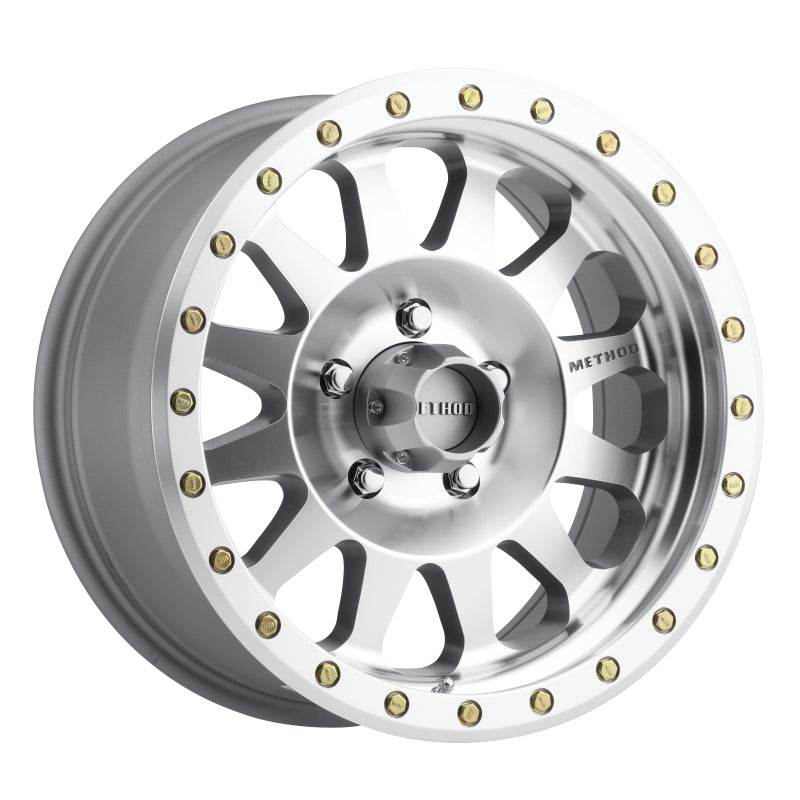 Method MR304 Double Standard 17x8.5 0mm Offset 5x5.5 108mm CB Machined/Clear Coat Wheel - DTX Performance