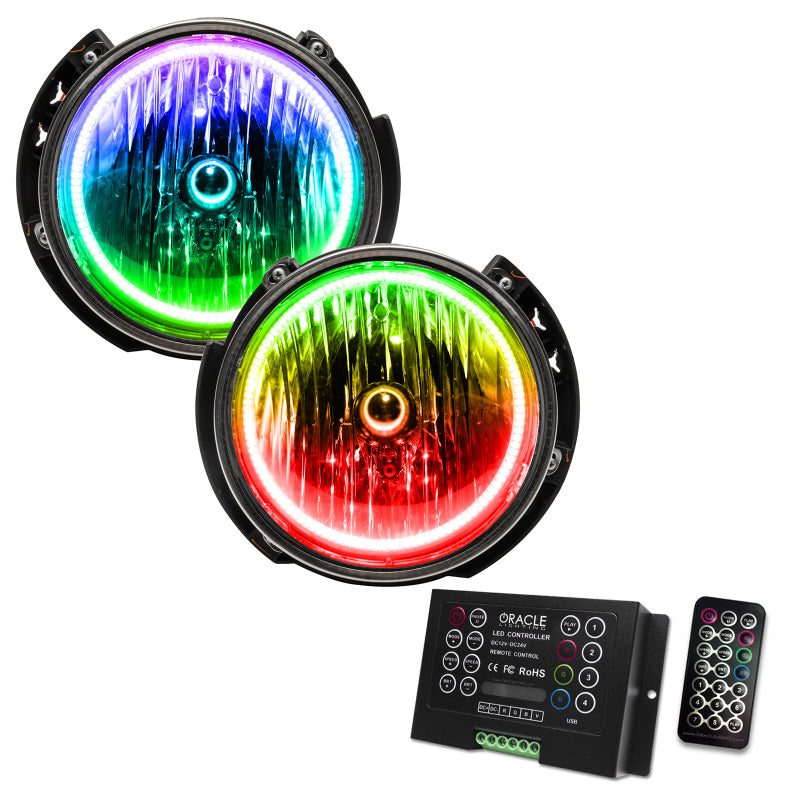 Oracle 07-16 Jeep Wrangler JK SMD HL - ColorSHIFT w/ 2.0 Controller - DTX Performance