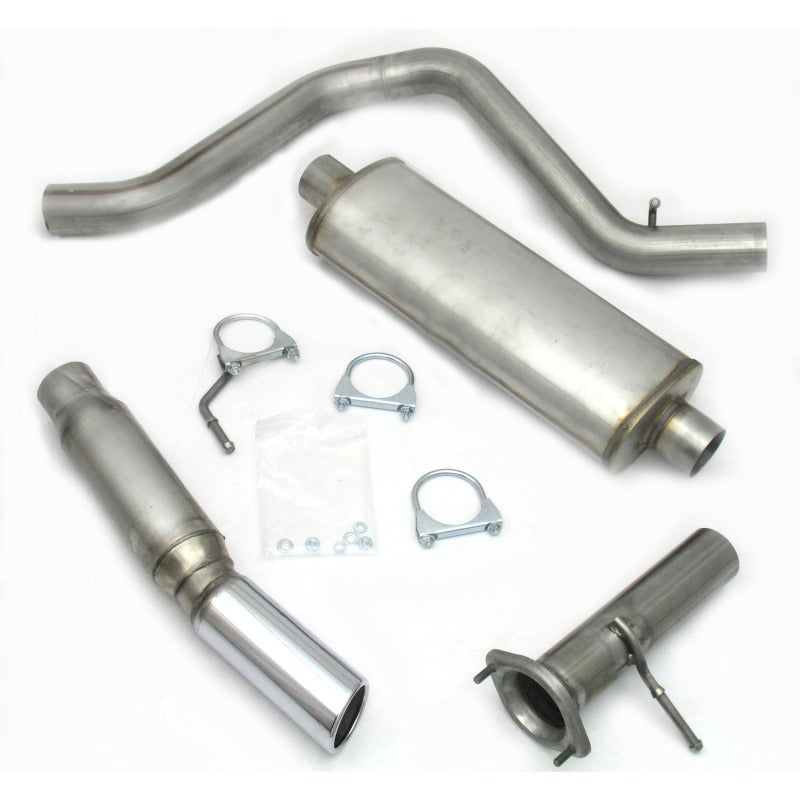 JBA 02-06 Chevrolet Trail Blazer 4.2L 409SS Single Rear Exit Cat-Back Exhaust - DTX Performance