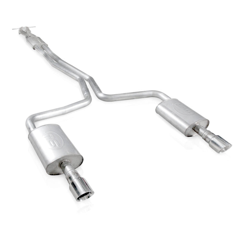 Stainless Works 2010-18 Ford Taurus SHO V6 2-1/2in Catback Chambered Mufflers X-Pipe - DTX Performance