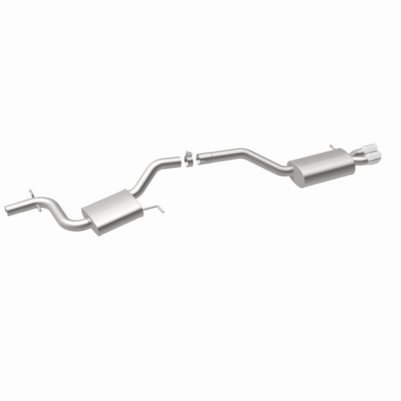 MagnaFlow 12 VW Jetta 2.0L Turbocharged Dual Straight D/S Rear Exit Stainless Cat Back Perf Exhaust - DTX Performance