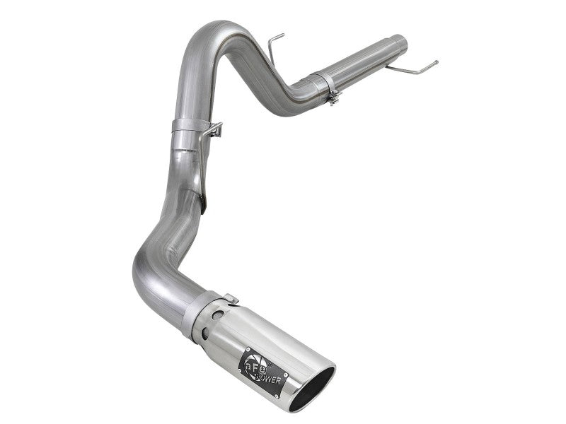 aFe 2021 Ford F-150 V6-3.0L (td) Large Bore 409 SS DPF-Back Exhaust System w/ Polished Tip - DTX Performance