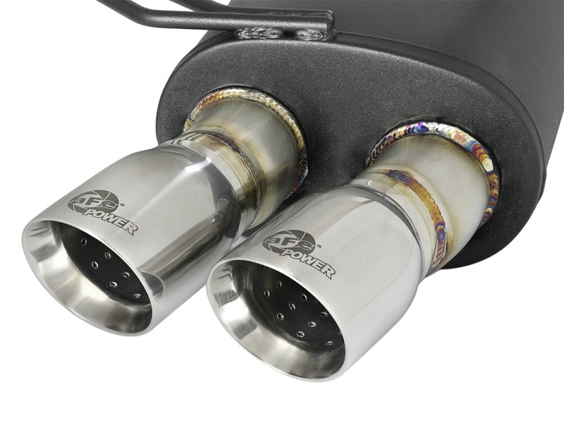 aFe MACH Force-Xp 2-1/2in 304 SS Cat-Back Exhaust w/Polished Tips 05-08 BMW Z4 M Coupe (E86) L6 3.2L - DTX Performance