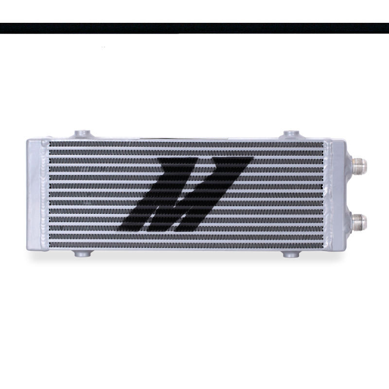 Mishimoto Universal Medium Bar and Plate Dual Pass Silver Oil Cooler - DTX Performance