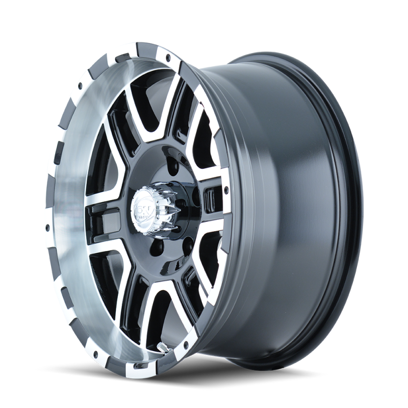 ION Type 179 16x8 / 6x114.3 BP / 10mm Offset / 83.82mm Hub Black/Machined Wheel - DTX Performance