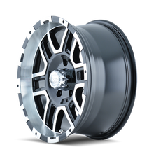 Load image into Gallery viewer, ION Type 179 17x8 / 6x139.7 BP / 10mm Offset / 106mm Hub Black/Machined Wheel - DTX Performance