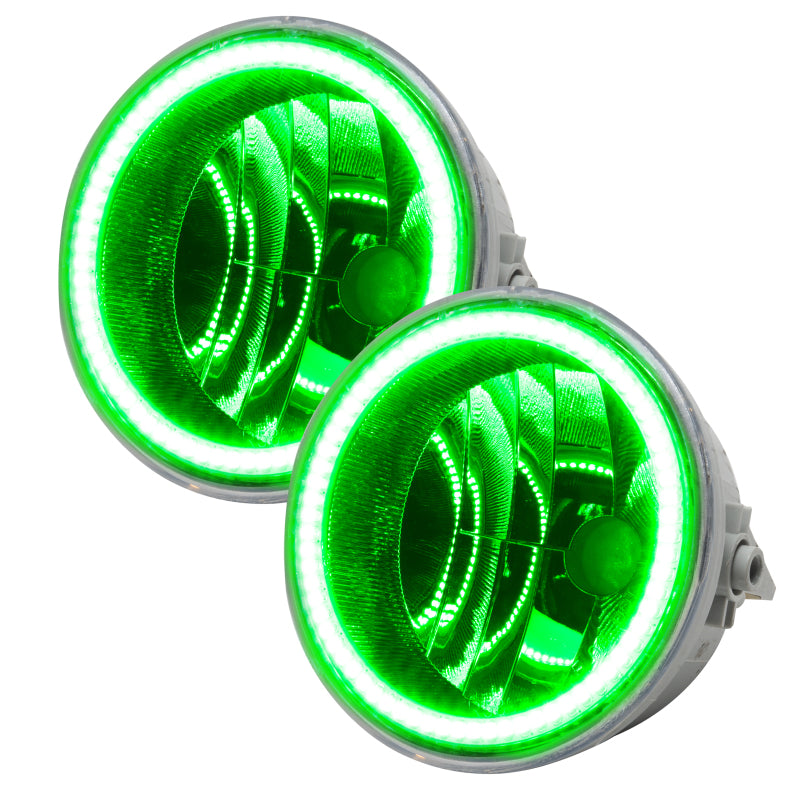 Oracle Lighting 06-10 Ford F-150 Pre-Assembled LED Halo Fog Lights -Green - DTX Performance